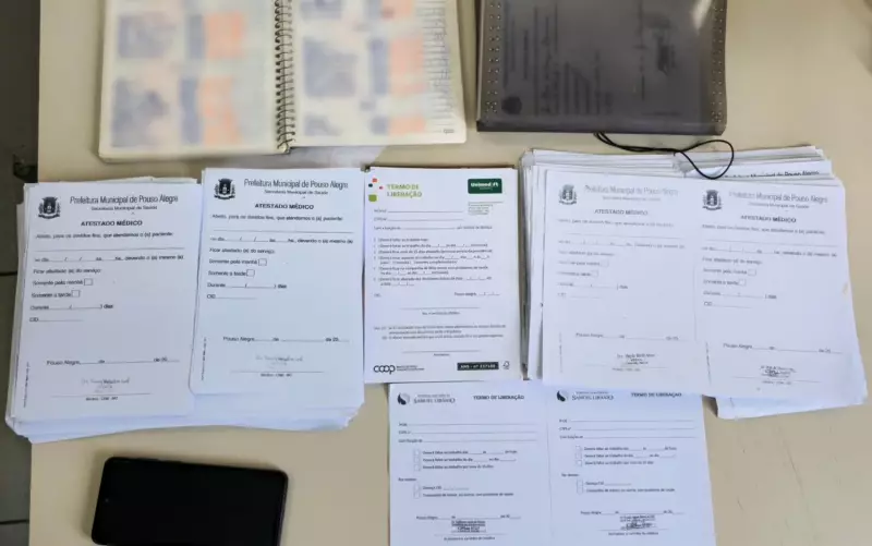 Suspeito de vender atestados médicos falsos em MG lucrava até R$ 5 mil por mês, diz polícia