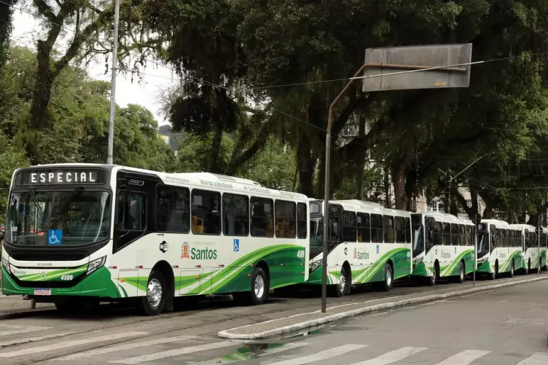 Tarifas do transporte coletivo em Santos ficam congeladas até 2028: saiba o que muda