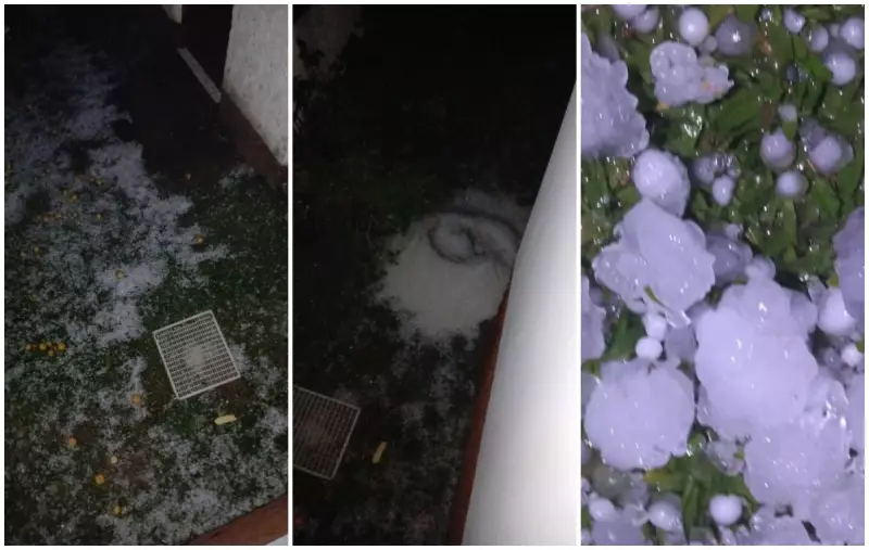 Temporal com granizo causa destruição e prejuízos em cidades de SC; veja vídeo