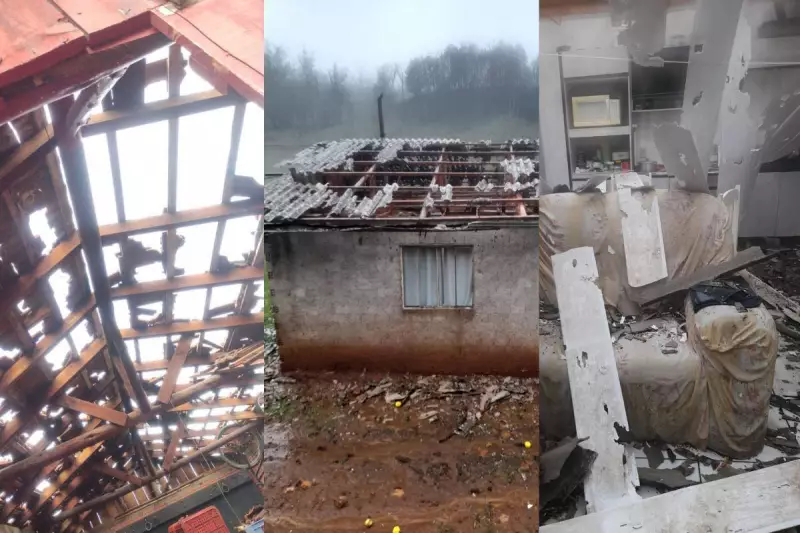 Temporal em SC: Mais de 2 mil afetados e cidade mobiliza ajuda para reconstrução