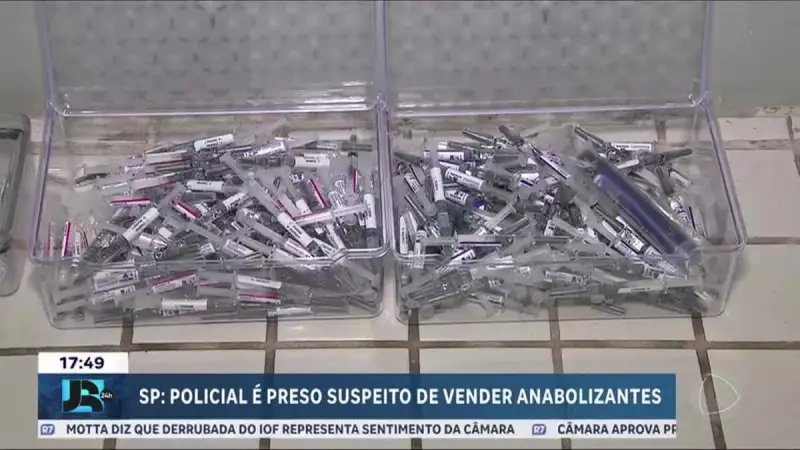 Tenente aposentado da PM é preso em flagrante por venda de anabolizantes em São Paulo