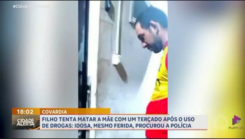 Tentativa de matricídio em Santarém: homem é preso por atacar a própria mãe com terçado