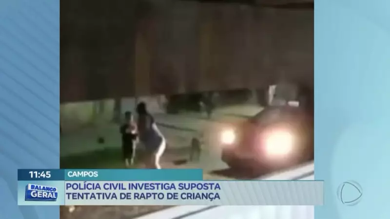 Tentativa de sequestro de criança choca Campos dos Goytacazes: Polícia Civil investiga caso