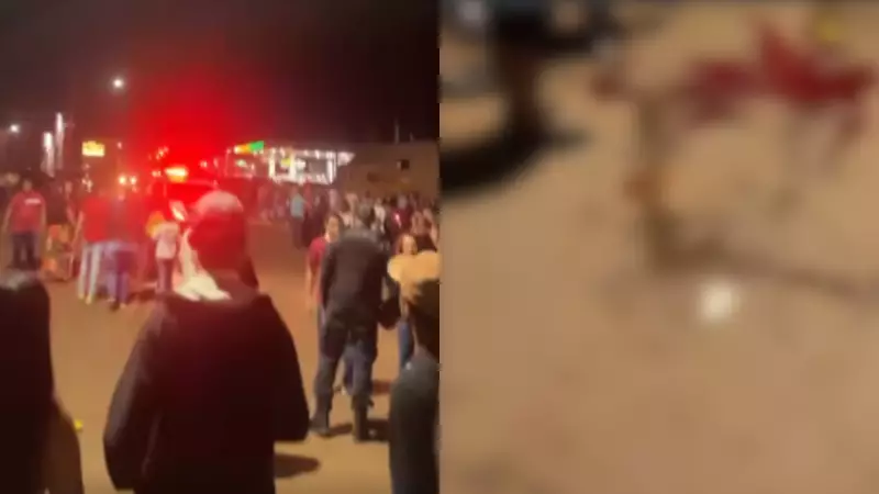 Tiroteio em festa junina deixa homem baleado na cabeça em Sidrolândia, MS