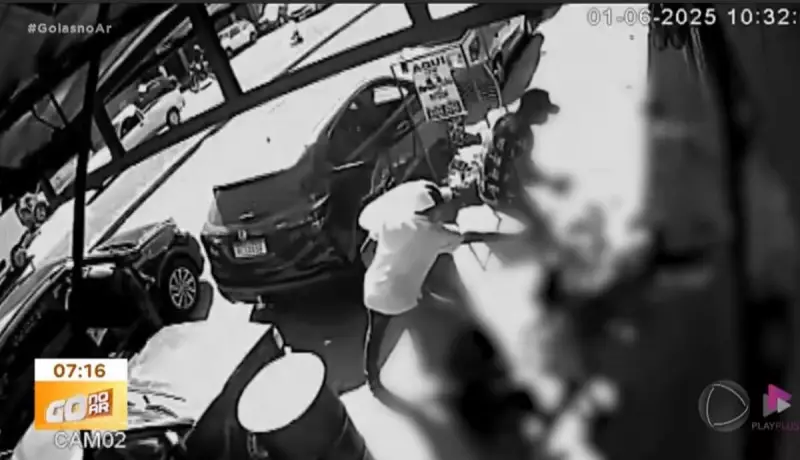 Tiroteio em Goiânia: Homem é baleado na frente de crianças em cena chocante