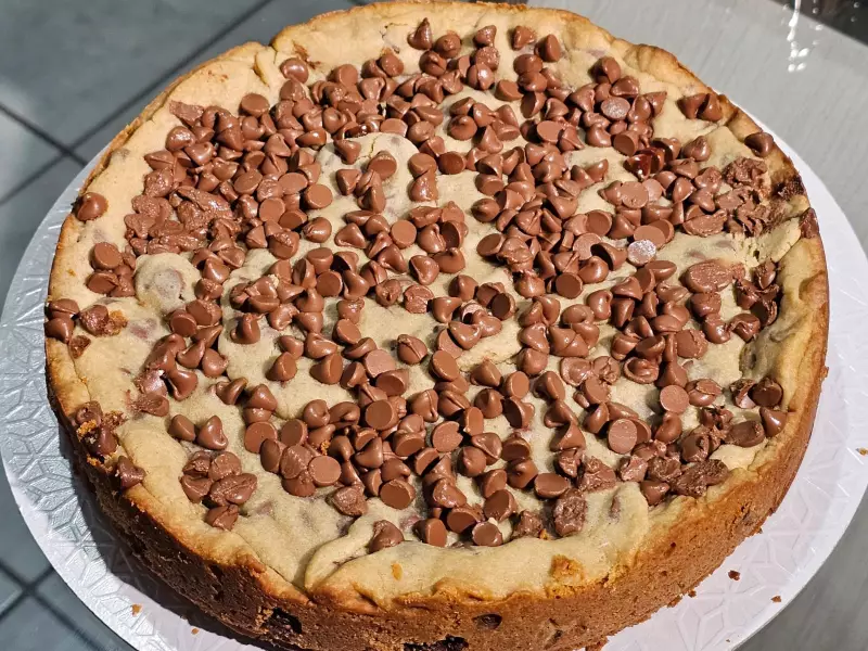 Torta Cookie com Creme de Avelã: Receita Crocante e Irresistível para Sobremesa Perfeita