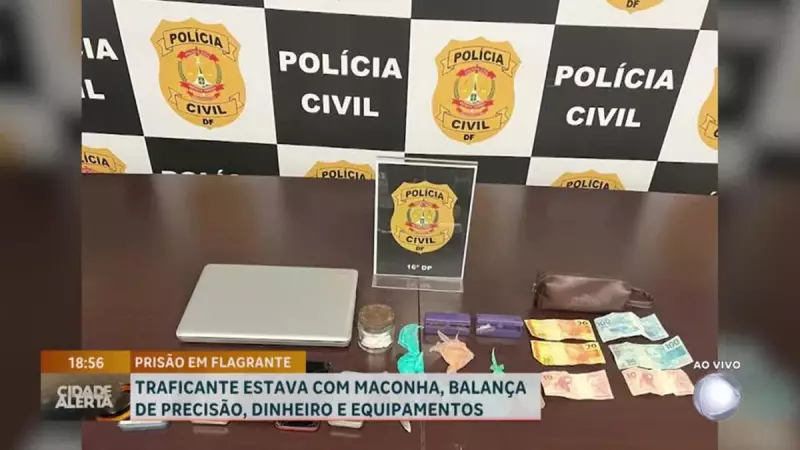 Traficante é preso em operação da Polícia Civil em Planaltina-DF: veja detalhes