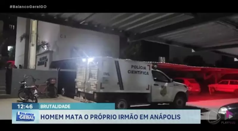 Tragédia em Anápolis: Irmão mata irmão a tiros na frente da mãe