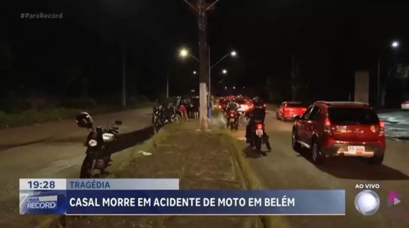 Tragédia em Belém: Casal perde a vida em acidente de moto na capital paraense