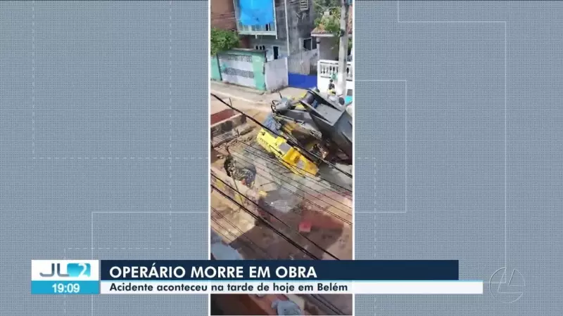 Tragédia em Belém: Trabalhador morre em obra de drenagem na capital paraense