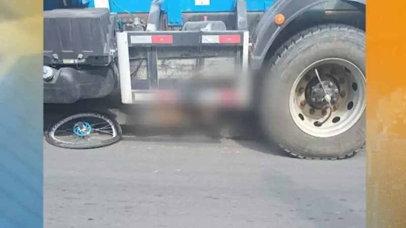 Tragédia em Belo Horizonte: Adolescente morre ao cair de bicicleta e ser atropelado por caminhão