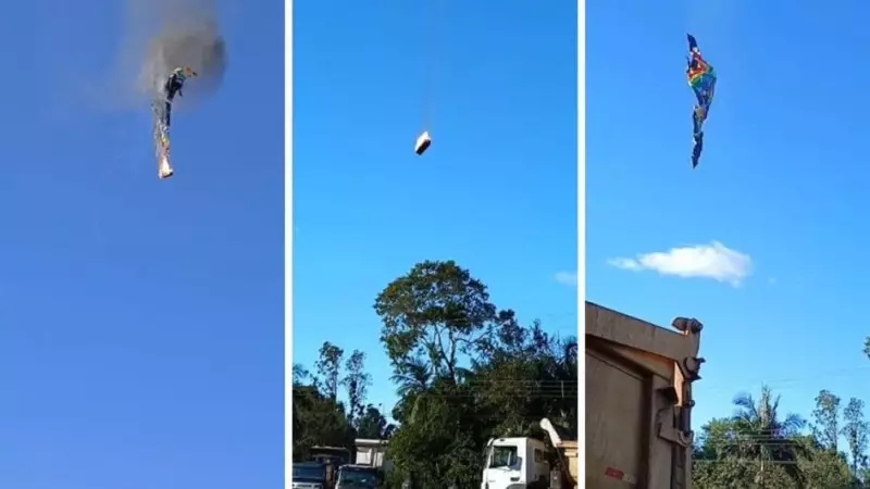 Tragédia em Santa Catarina: Balão pega fogo durante passeio e deixa mortos e feridos em Praia Grande