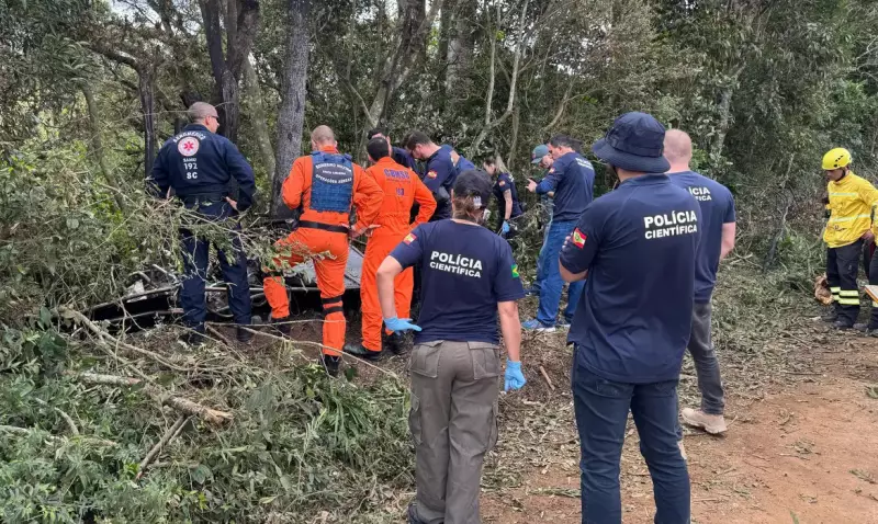 Tragédia em Santa Catarina: Casal e filha morrem abraçados após balão pegar fogo