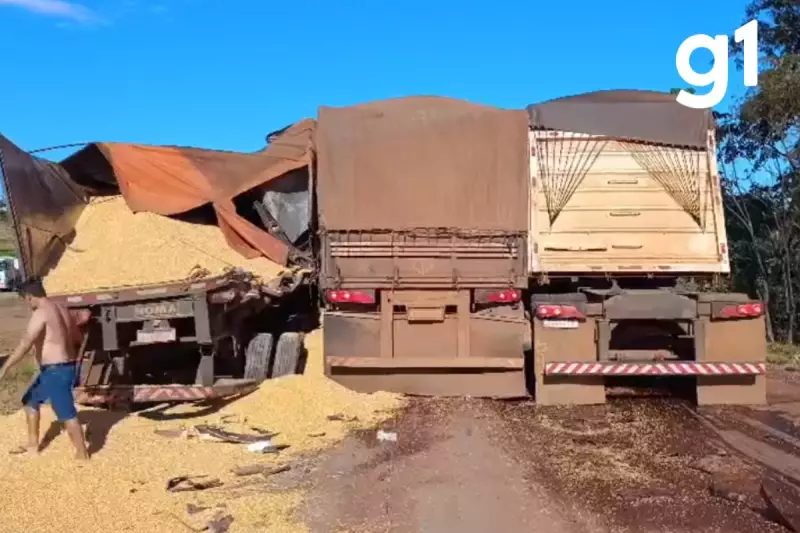 Tragédia na BR-364: Acidente com 6 carretas deixa motorista morto em Mato Grosso | Vídeo