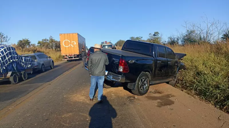 Tragédia na BR-365: Casal morre em grave acidente entre picape e caminhonete em Patrocínio