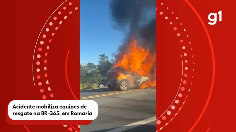 Tragédia na BR-365 em Uberlândia: uma morte e dois feridos graves após capotamento