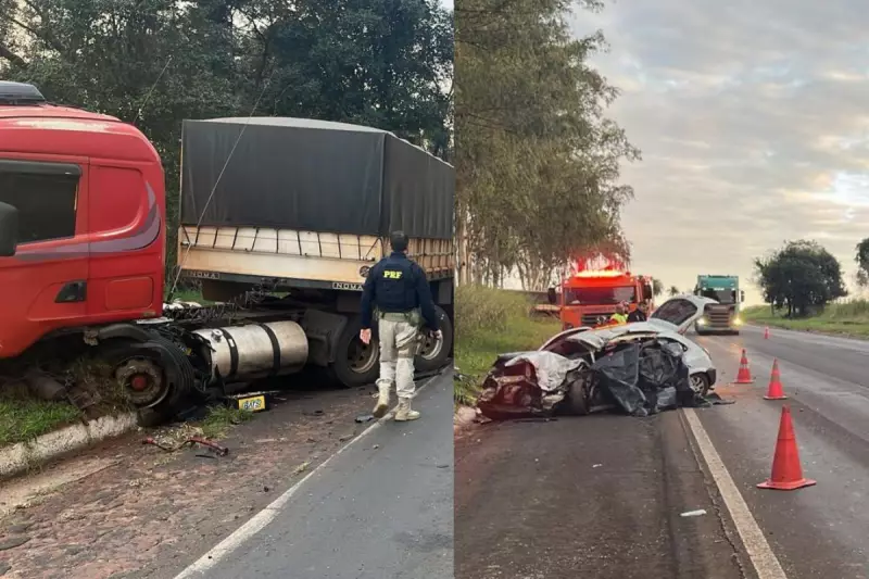 Tragédia na BR-376: Dois homens morrem em acidente na região de Nova Londrina