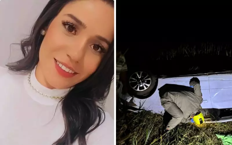 Tragédia na GO-210: Mulher morre após carro capotar em acidente na rodovia