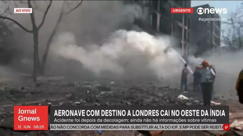 Tragédia na Índia: Ex-ministro estava em avião que caiu com mais de 240 pessoas a bordo