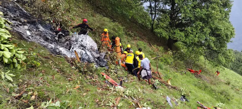 Tragédia na Índia: Helicóptero cai e deixa vítimas fatais