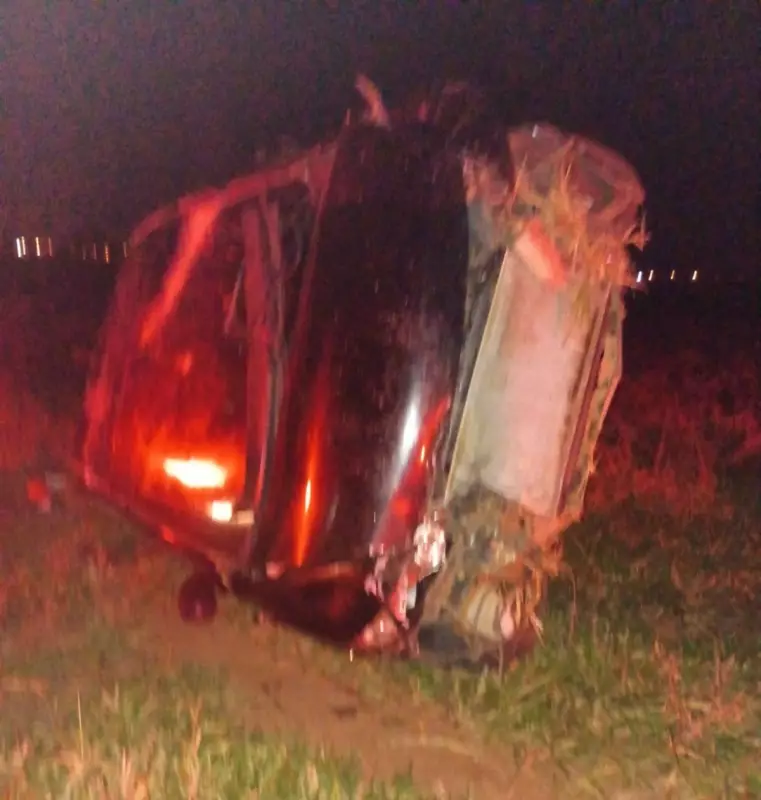 Tragédia na Rodovia: Motorista morre após carro capotar em Rancharia
