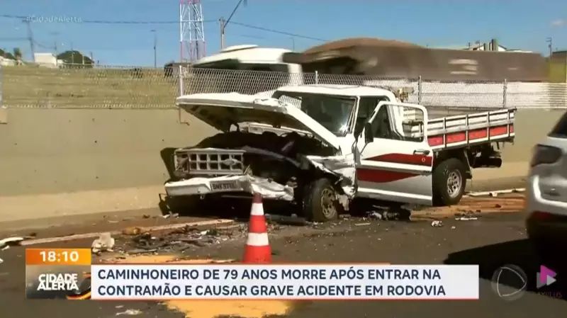 Tragédia na Rodovia Ronan Rocha: Caminhoneiro morre em colisão frontal em Franca, SP