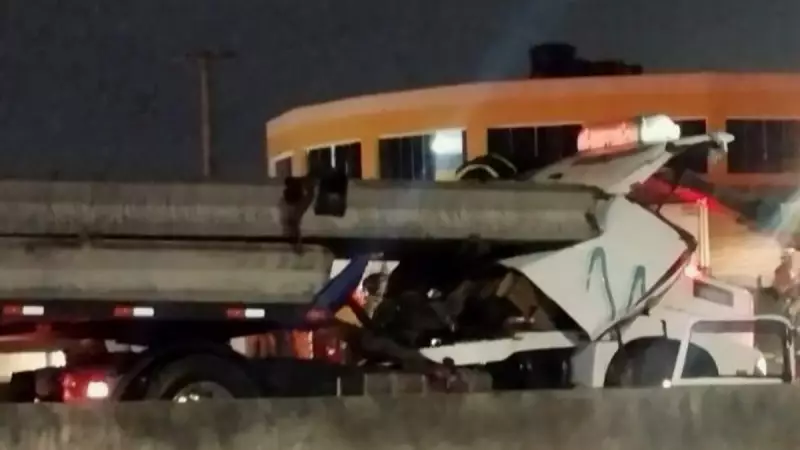 Tragédia na Via Dutra: Motorista morre em grave acidente entre carro e carreta em Nova Iguaçu