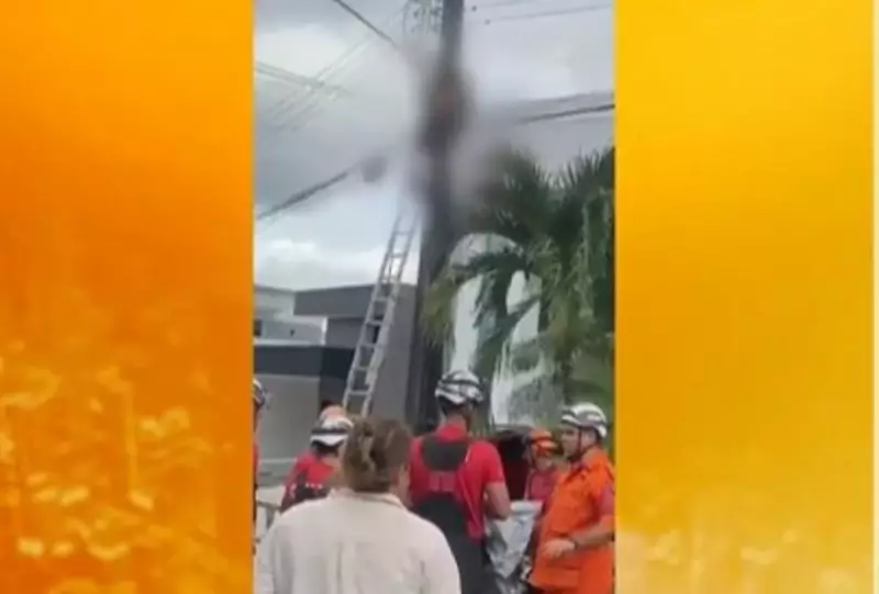 Tragédia no Amazonas: homem morre eletrocutado durante manutenção em poste