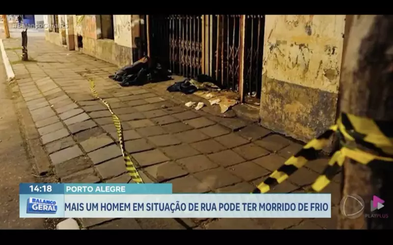 Tragédia no frio: homem em situação de rua pode ter morrido em Porto Alegre