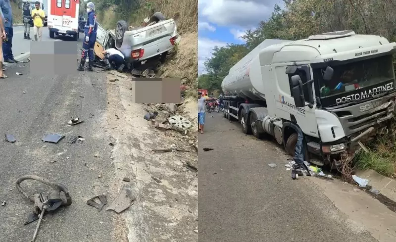 Tragédia no Piauí: PM e esposa morrem em colisão com caminhão de combustível em Angical