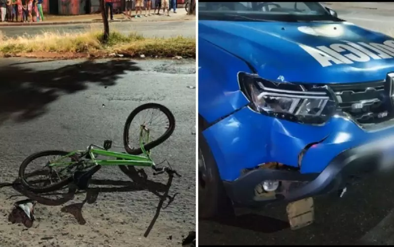 Tragédia no trânsito: ciclista morre após colisão com viatura da PM em Goiânia