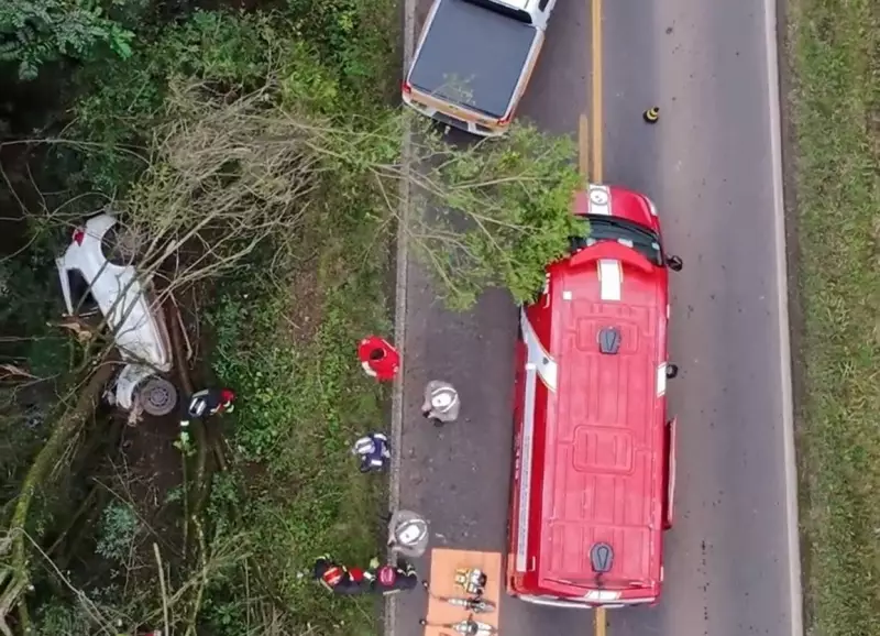 Tragédia no trânsito: homem morre após colidir contra árvore na RS-124 em Harmonia