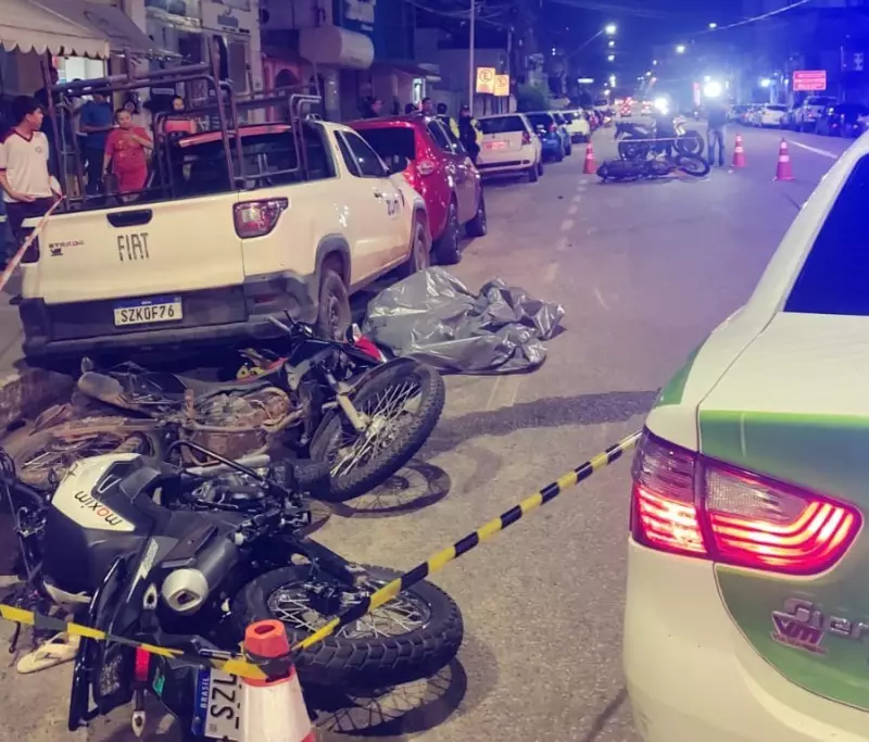 Tragédia no trânsito: homem morre em acidente envolvendo três motocicletas em Santarém