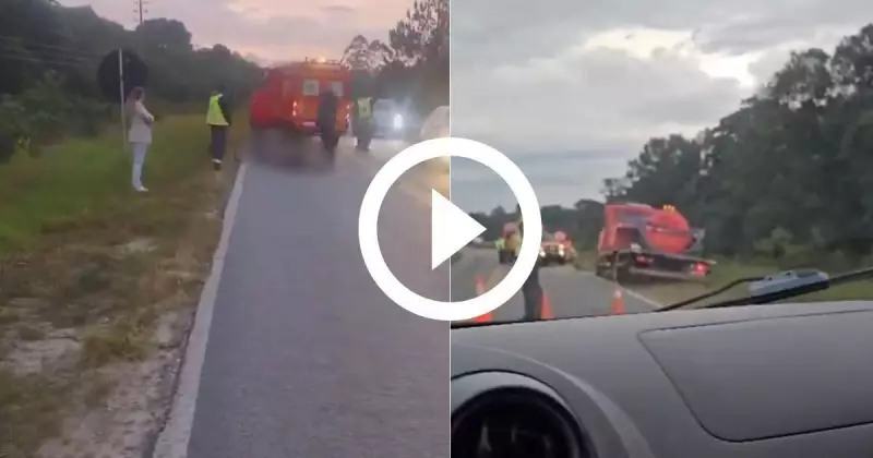 Tragédia no trânsito: Jovem ciclista morre atropelado por caminhão em rodovia de SC