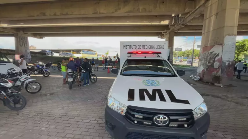 Tragédia no trânsito: motociclista e garupa morrem após colisão e queda de viaduto em Pernambuco