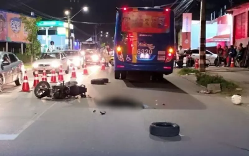 Tragédia no trânsito: motociclista morre em acidente na Avenida Euclides Figueiredo, em Aracaju