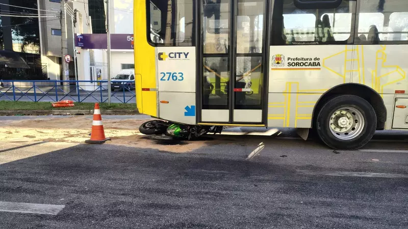 Tragédia no trânsito: motociclista morre em acidente no centro de Sorocaba