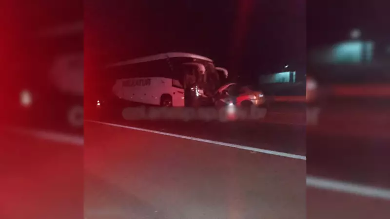 Tragédia no trânsito: motorista morre após invadir contramão e colidir com ônibus no interior de SP