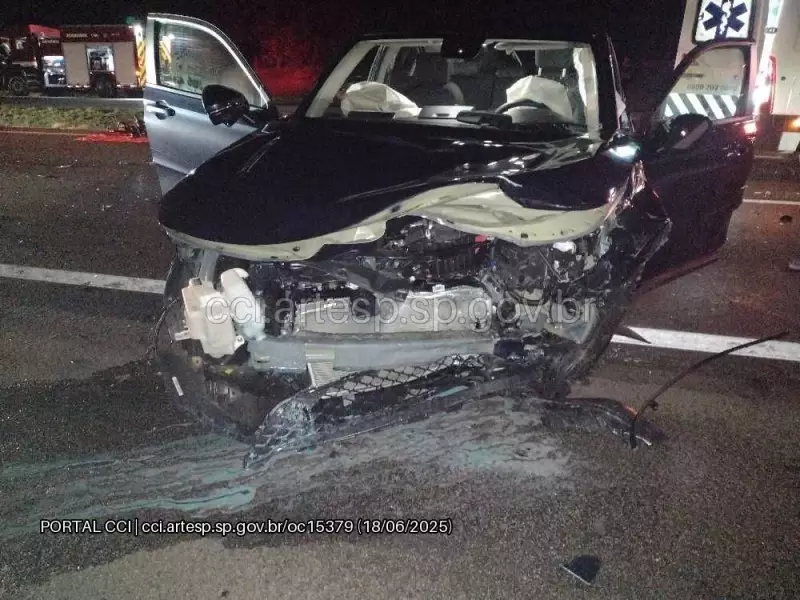 Tragédia no trânsito: motorista morre em colisão frontal na rodovia de Jundiaí