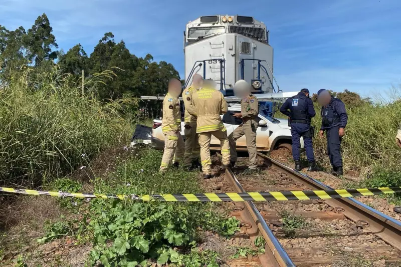 Trem e carro colidem no Paraná: veja detalhes do acidente e como está o trânsito na região