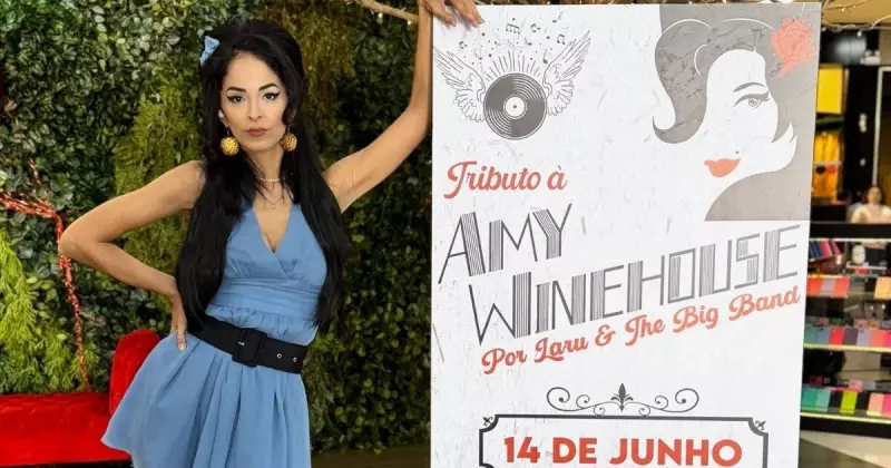 Tributo gratuito a Amy Winehouse anima Criciúma no sábado pós-Dia dos Namorados