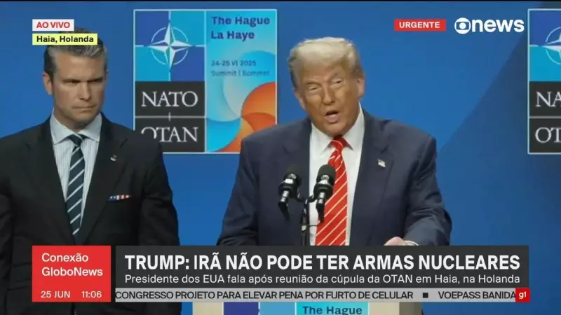 Trump afirma que ataque dos EUA ao Iraque retardou desenvolvimento nuclear iraniano em anos