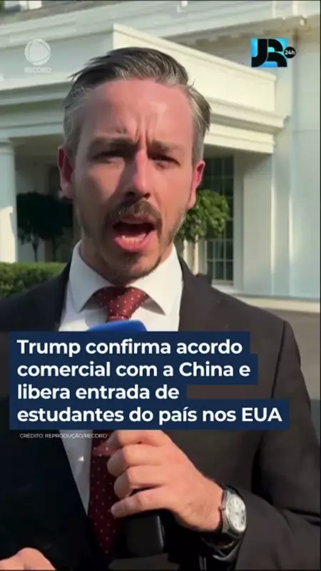 Trump anuncia acordo comercial com a China e libera entrada de estudantes chineses nos EUA