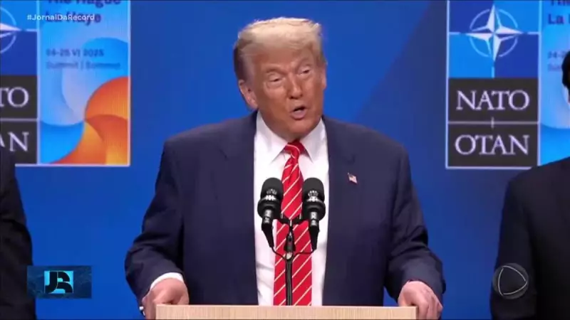 Trump anuncia negociações sobre acordo nuclear EUA-Irã durante cúpula da OTAN