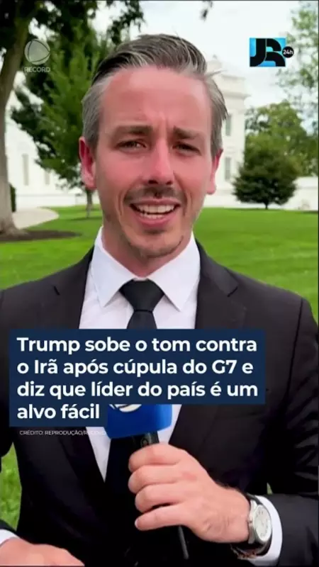 Trump aumenta tensão com Irã após cúpula do G7 e chama líder do país de 'alvo fácil'