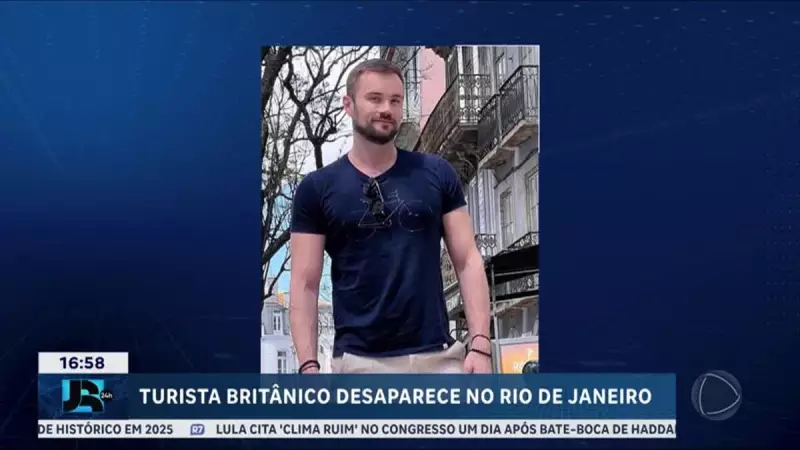Turista britânico desaparece no Rio de Janeiro: buscas intensificadas