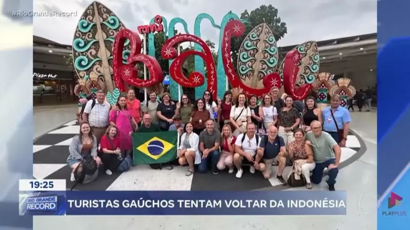 Turistas gaúchos enfrentam caos aéreo na Indonésia após cancelamento de voos