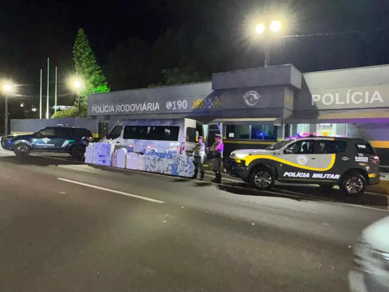 Van com mais de R$ 1 milhão em eletrônicos sem nota fiscal é apreendida em Florida Paulista