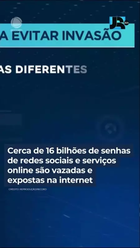 Vazamento de Dados: Quase 1,6 Bilhão de Senhas de Redes Sociais e Serviços Online Expostas!