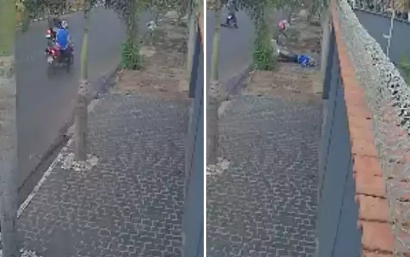 Vigilante é assassinado a tiros enquanto pilotava moto em Goiás; veja o vídeo chocante